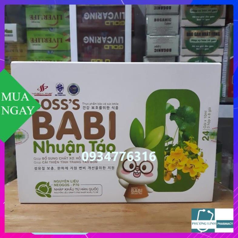 Gel nhuận táo BOSS'S BABI bổ sung chất xơ, cải thiện táo bón