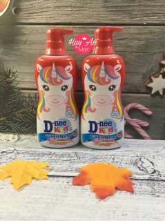 Sữa tắm Dnee kids hình thú cho trẻ 3 tuổi trở lên Thái Lan 400ml