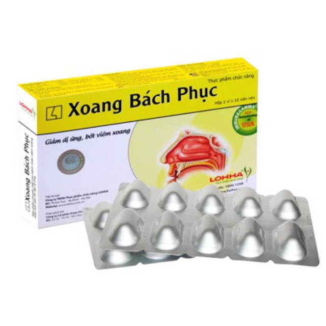 ✅[CHÍNH HÃNG] Xoang Bách Phục 20 viên - Giảm Dị Ứng Bớt Viêm Xoang