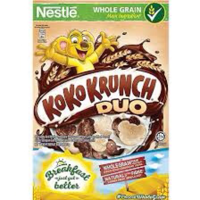 Bánh ăn sáng Nestle KokoKrunch Duo 330g