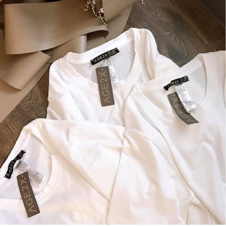 Áo Thun Trơn Trắng Áo Thun Nữ Cotton Mềm Mại Thoáng Mát