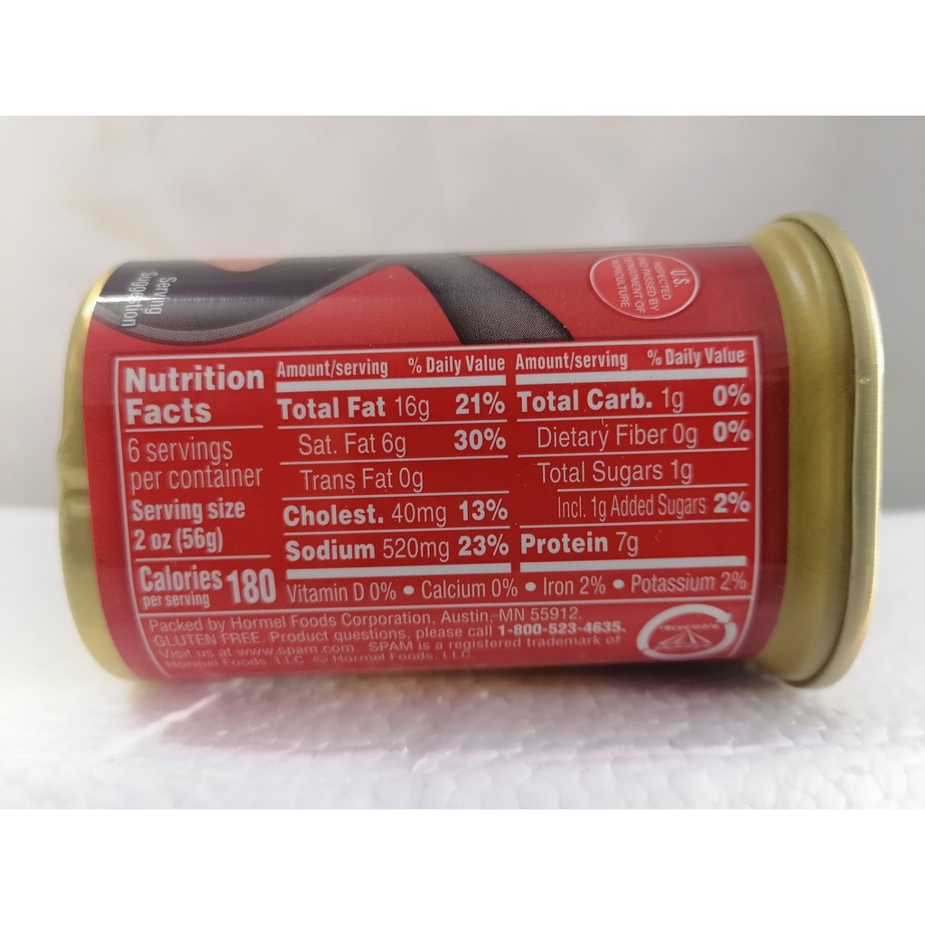 [340g - BACON] Thịt heo muối xông khói [USA] HORMEL SPAM Real Bacon (ttdt-hk)