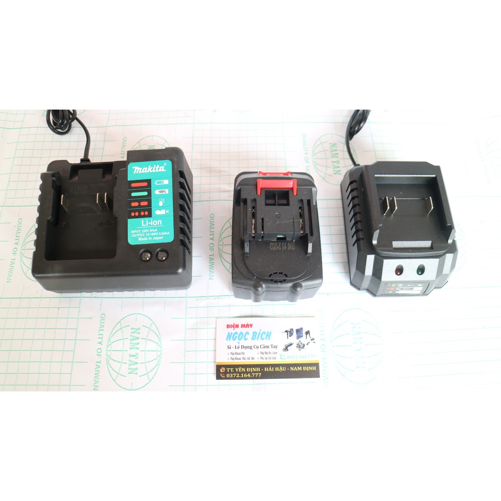 Đế,Cốc sạc 21v cho máy khoan pin, máy siết bulong dùng pin 21v, 24v, 26v, 26v,...