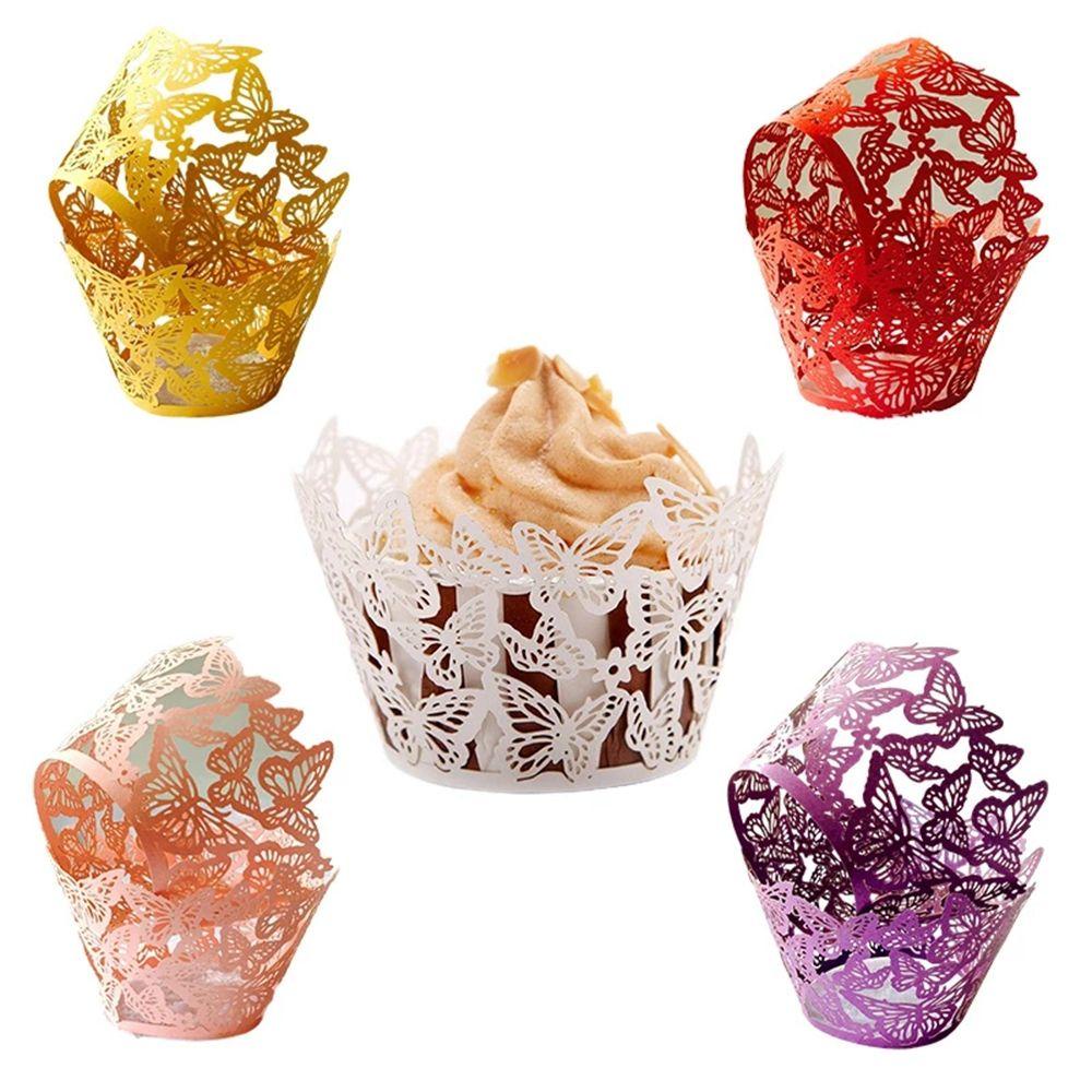 Giấy Gói Bánh Cupcake Cắt Ren Trang Trí Viền Bánh Kem Sinh Nhật DIY
