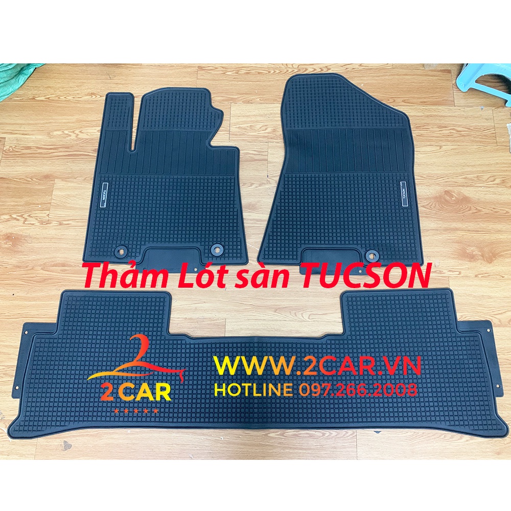 Thảm trải sàn, lót sàn PVC cao cấp theo xe Hyundai Tucson 2016-2021 Hàng loại 1 HCAR