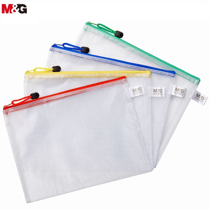 Túi lưới đựng giấy tờ M&G ADM 94506 / 94507 / 94508 / 94509 - 1 cái khổ A4/B5/A5/hình chữ nhật