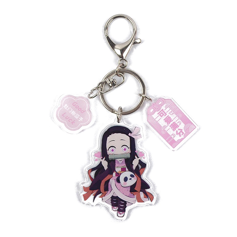 Tmdbyx Móc Chìa Khóa Họa Tiết Anime Demon Slayer Bằng Acrylic