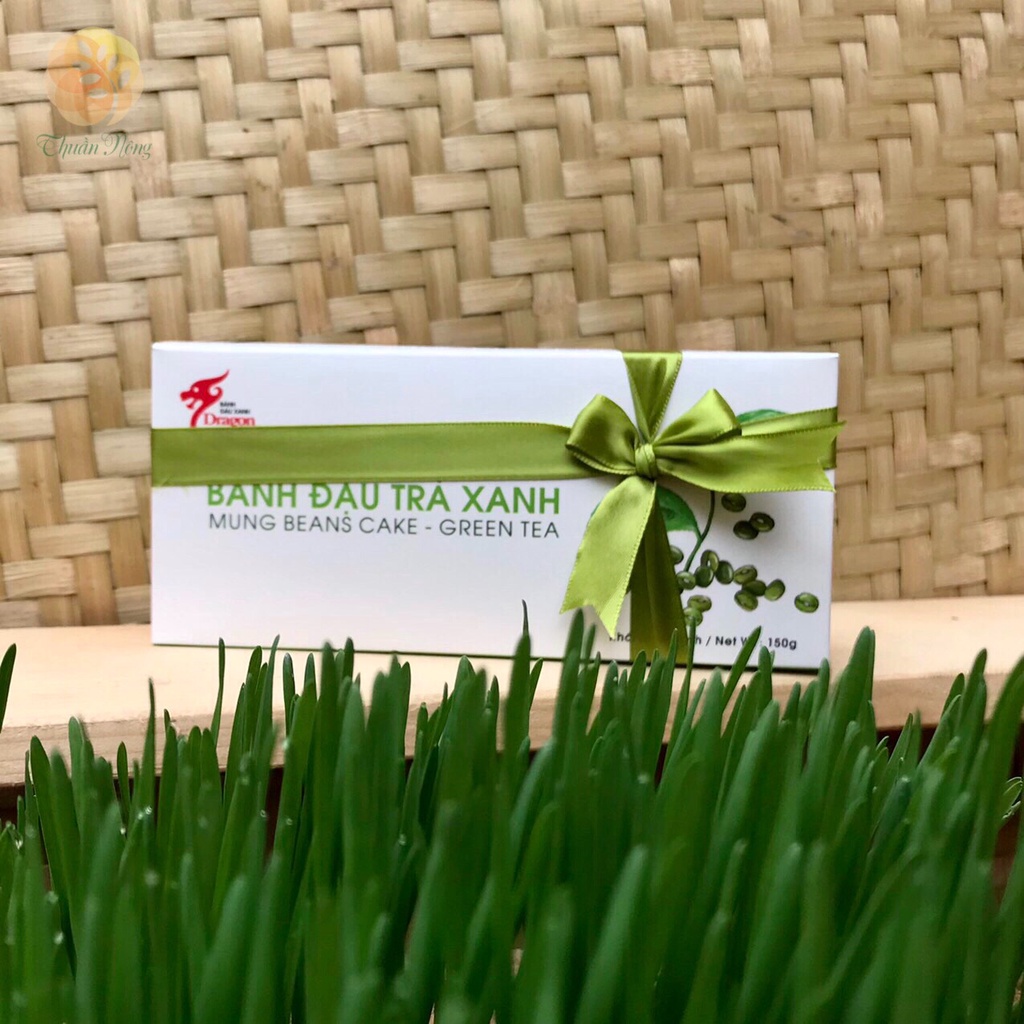 Combo 3 vị Bánh đậu xanh 3 vị Rồng Vàng Kỳ Anh - Mung beans cake - Thuần Nông