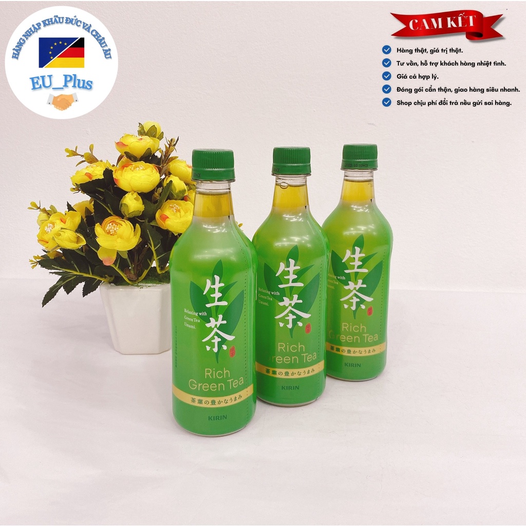 Nước uống trà xanh tươi Kirin Namacha 525ml