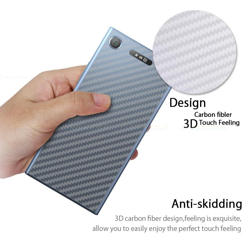 Set 5 Kính Cường Lực Sợi Carbon 3D Bảo Vệ Màn Hình Điện Thoại Sony Xperia XZ3 XZ2 XZ1 XZ X Z3 Z5 Compact Premium