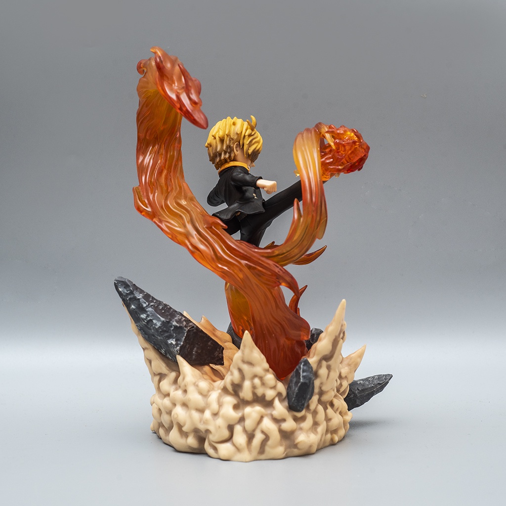 Mô hình One Piece Sanji Hắc Cước cao 22cm, mô hình One Piece Figure Sanji băng Mũ Rơm Haki Shop