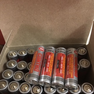Hộp pin tiểu AA size. 1,5V Rabit.  (10 vỉ = 40 viên)