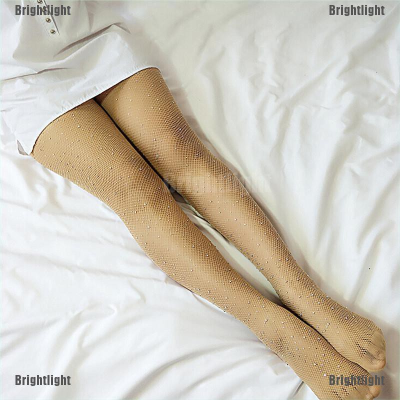 Tất Lưới Đính Đá Lấp Lánh Quyến Rũ Cho Nữ