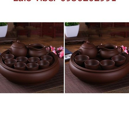 Bộ ấm chén trà đạo - bộ ấm trà tử sa Bát Tràng