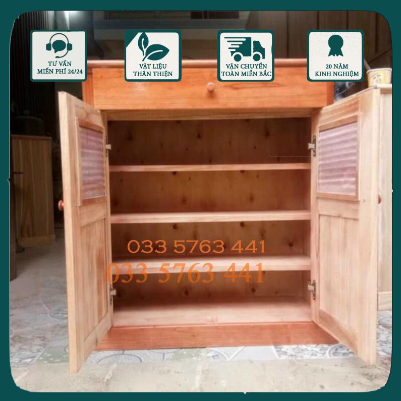 Tủ giày gỗ xoan ta đủ loại 2 cánh , 3 cánh , 4 cánh - tủ giầy - tủ đựng giày - tủ để giày