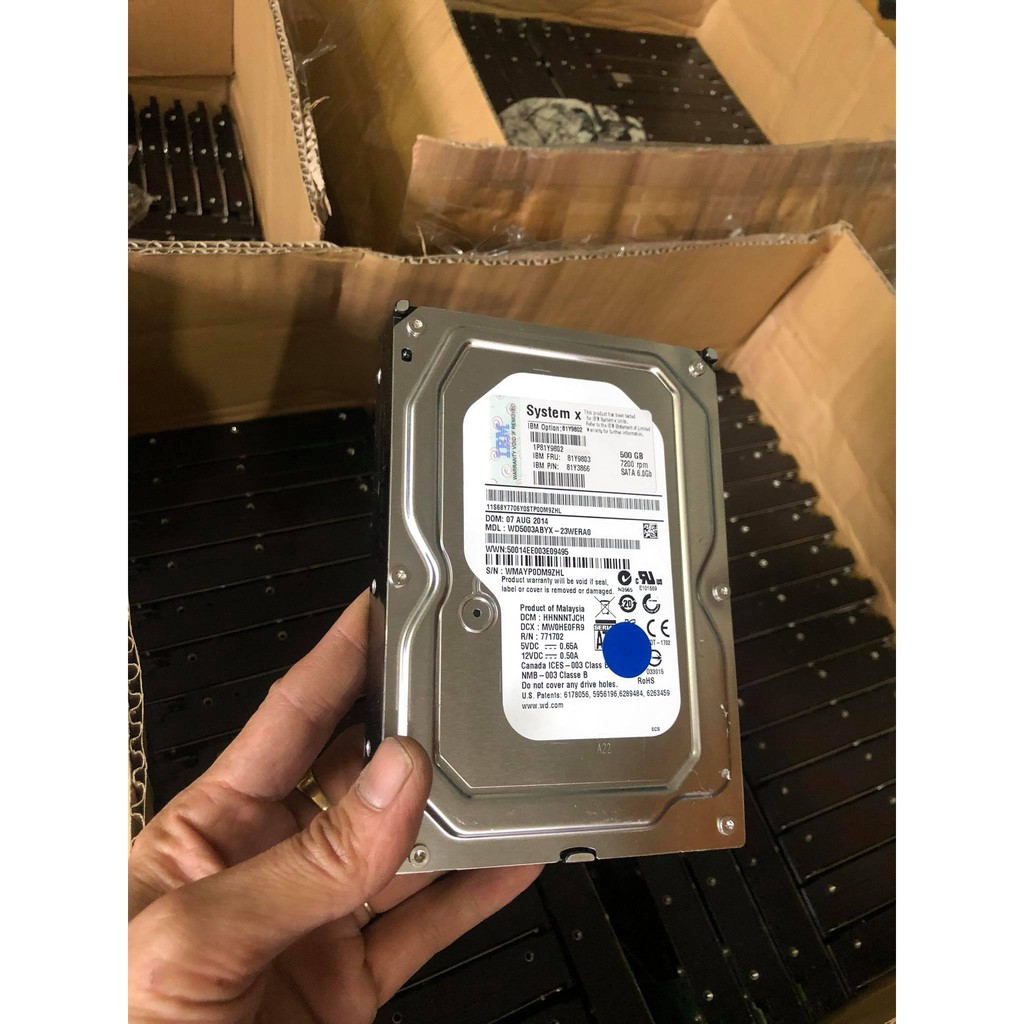 HDD - PC  500G  Sata Hiệu Seagate - Westesn Hàng Chuẩn - Vi Tính Bắc Hải