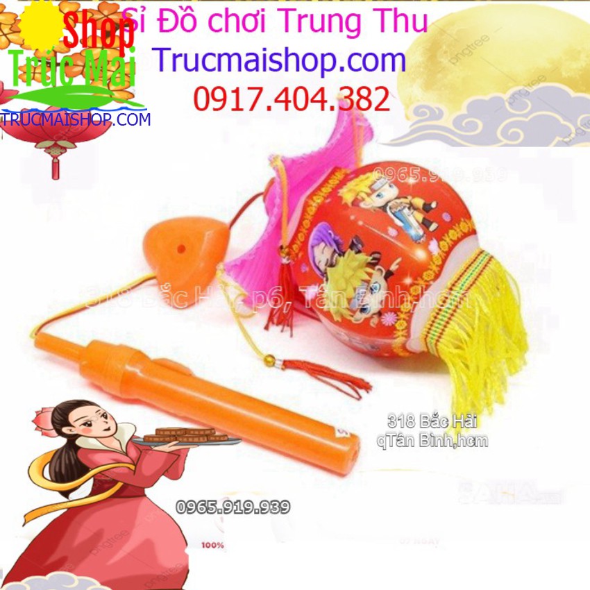 Lồng đèn mái đình vui trung thu