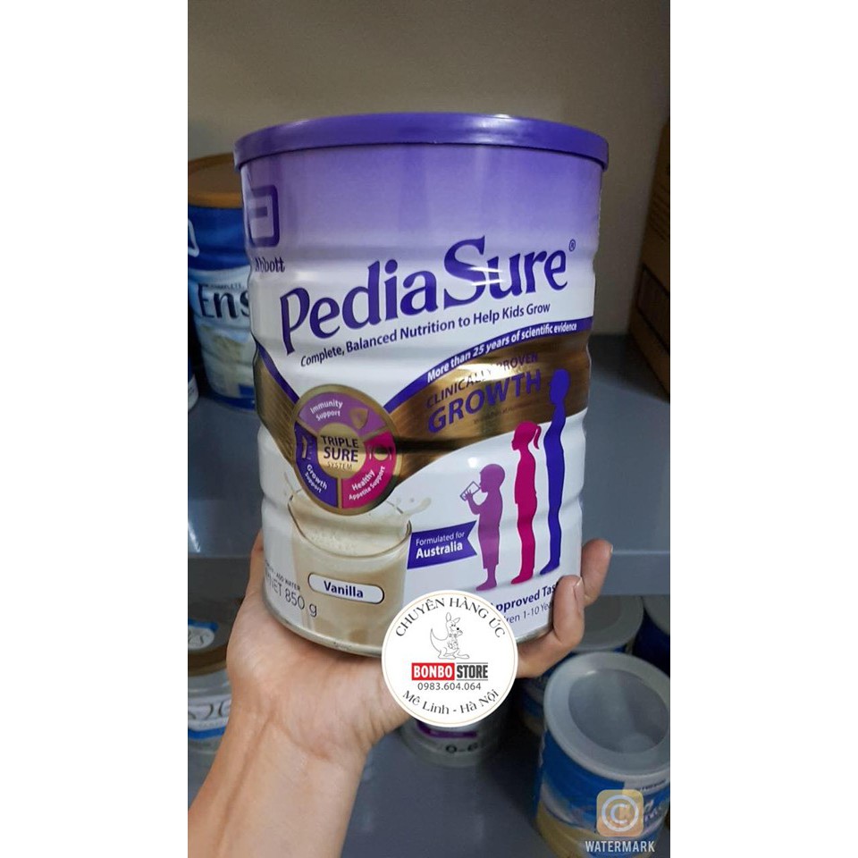 Sữa Bột Pediasure Úc 850g