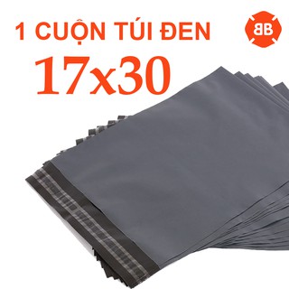 [GIẢM GIÁ][1 CUỘN ĐEN 17x30cm] 100 Túi Đóng Hàng Niêm Phong - Siêu bền, Siêu dai, Siêu tiết kiệm, Chống thấm nước