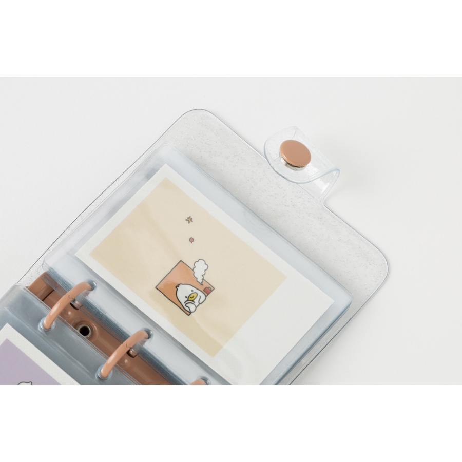 Binder Collect Book ARTBOX Hàn Quốc Đựng Photo Card Ảnh Họa Tiết Gấu Trái  20 Sleeves Đóng Gáy Lò Xo