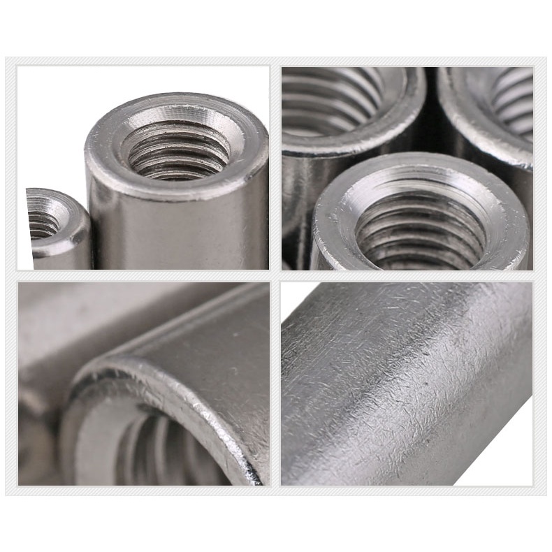 Đai Ốc Nối Dài Bằng Thép Không Gỉ 304 M8 / M10 / M12 Chuyên Dụng