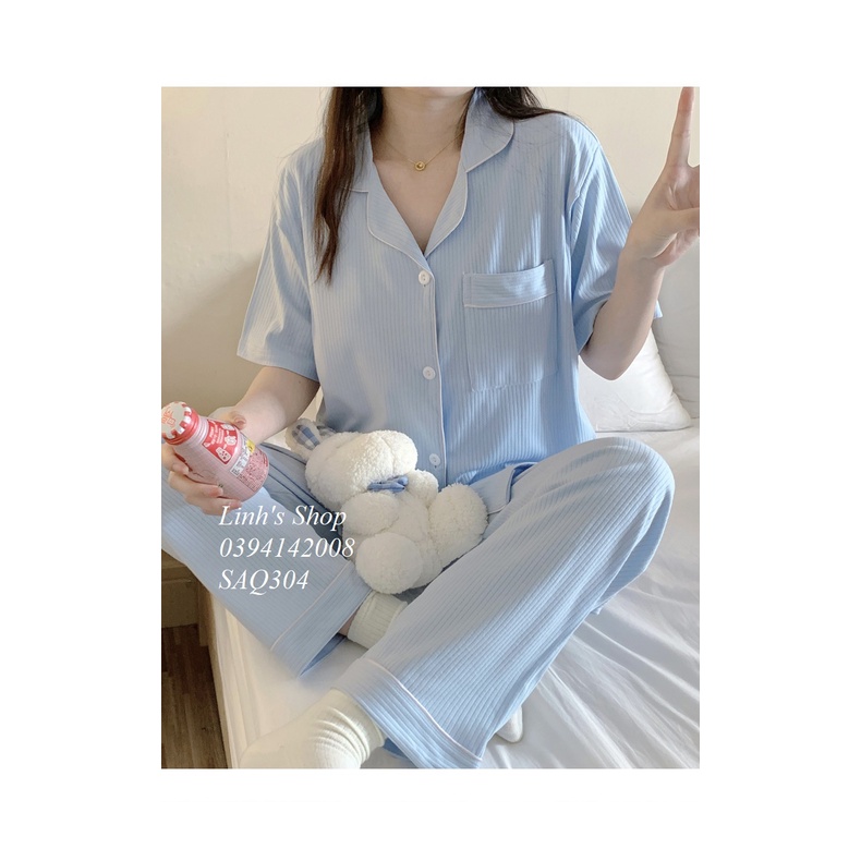 Bộ Măc Bầu Sau Sinh Ở Cữ Cho Bé Bú SAQ304