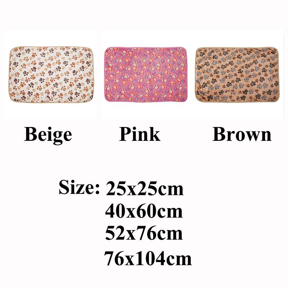 YVE Chăn ẤM ÁP, HọA TiếT DấU Chân Cho Thú Cưng