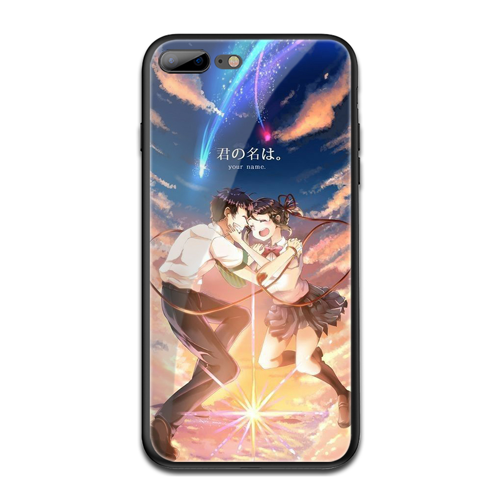 Q110 Your name anime design iPhone SE 6 6s 7 8 Plus Xs 11 Pro Max X XR Tempered glass Soft Case | BigBuy360 - bigbuy360.vn
