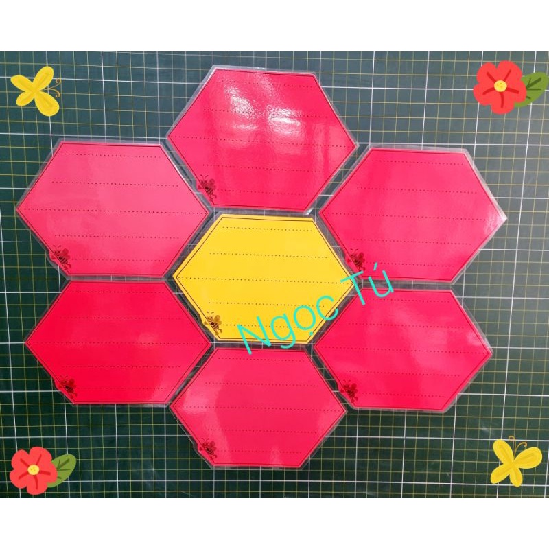 Bộ "Tổ ong 7 miếng" Rời Cỡ A4, cỡ A5