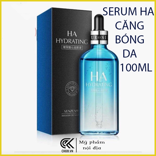 Serum HA HYDRATING THU NHỎ LỖ CHÂN LÔNG CẤP ẨM Venzen 100ML