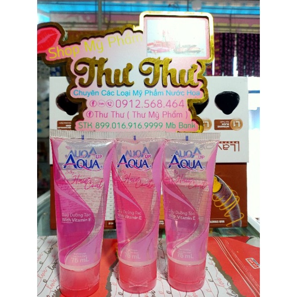 Dầu Bóng Tóc Bóng Mượt Aqua Màu Hồng
