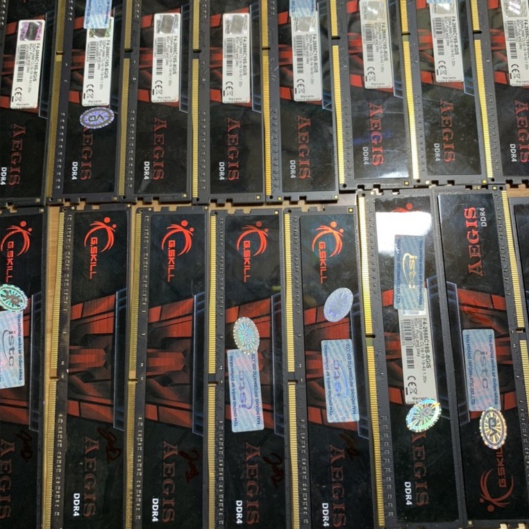 DDR4 Ram 8G - Bus 2400/2666 Hiệu Gskill Tản Nhiệt Lá Và Thép  - Vi Tính Bắc Hải
