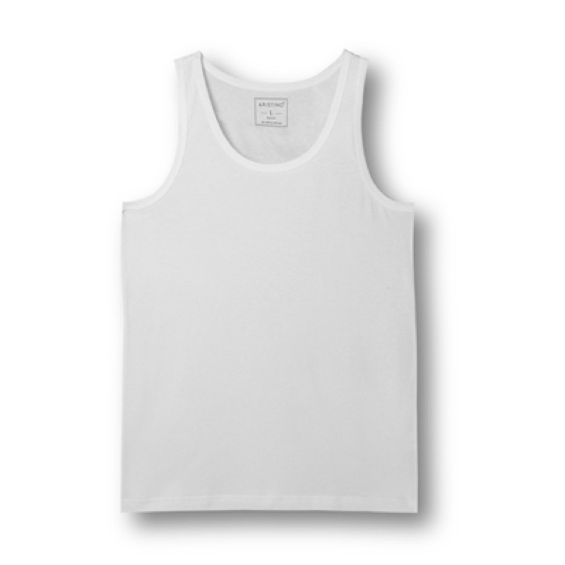 Áo tank top ba lỗ áo may ô trắng cao cấp Aristino thoáng mát, thấm hút mồ hôi, cotton 100%