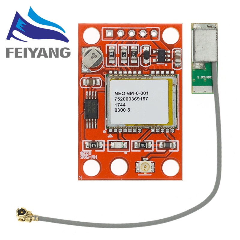 Mô Đun NEO-NEO6MV2 New NEO-6M GPS Module NEO6MV2 Với Ăng Ten Lớn EEPROM MWC APM2.5 Cho Arduino