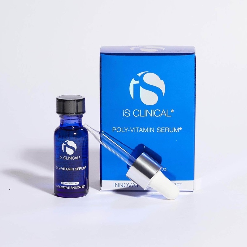 Tinh chất serum phục hồi dưỡng trắng se nhỏ lỗ chân lông Is clinical poly vitamin serum