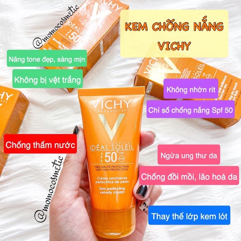 (Mẫu mới) Kem chống nắng Vichy