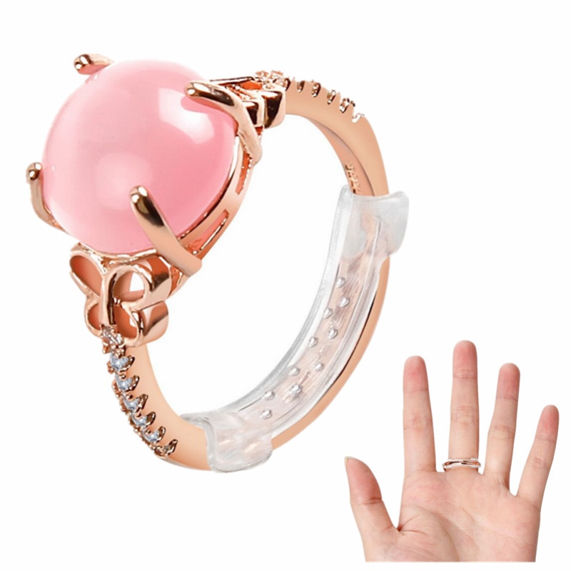 (Hàng Mới Về) Set 12 Nhẫn Trong Suốt Điều Chỉnh Kích Thước Nhẫn Trong Suốt