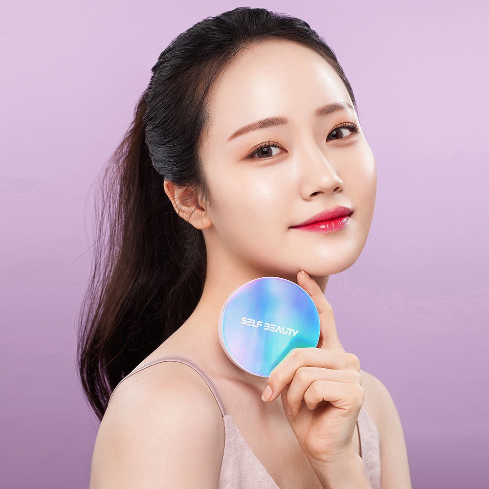 Phấn Nước Ánh Nhũ Self Beauty Uniconic Aurora Glow Cushion SPF50+ GomiMall