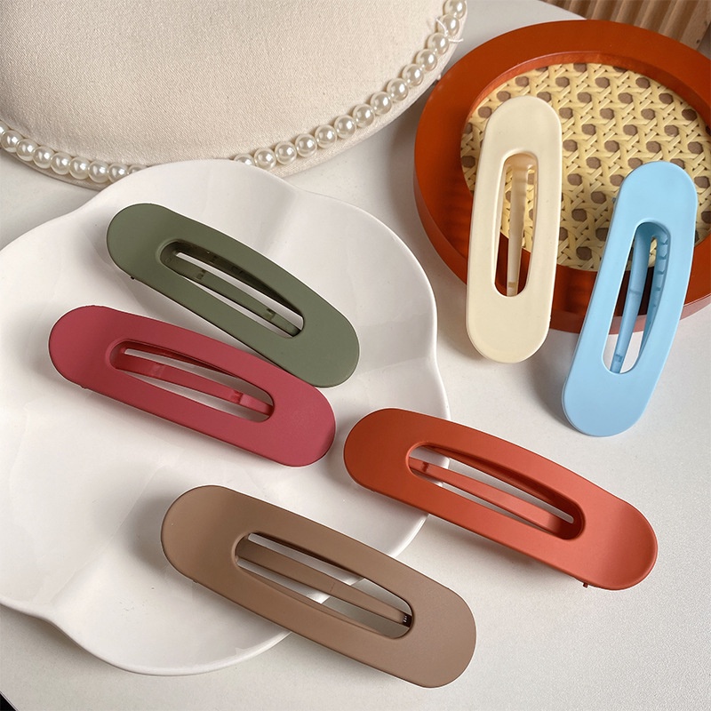 Kẹp tóc mái lớn bb trang điểm mặt sau phong cách Hàn Quốc cho nữ