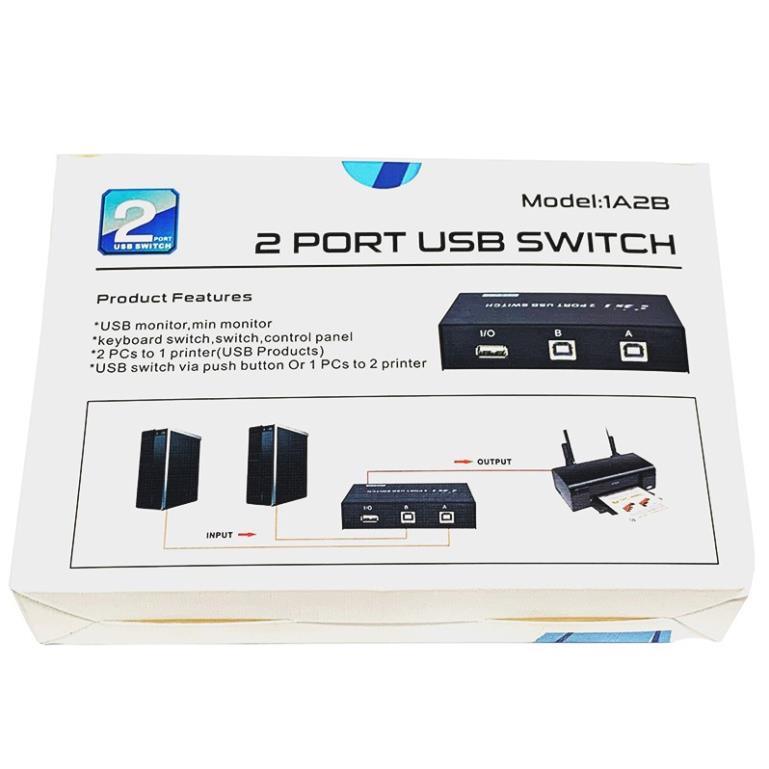 Bộ Chia Máy In 1 Ra 2 Để Kết Nối 1 Máy In Với 2 Máy Tính