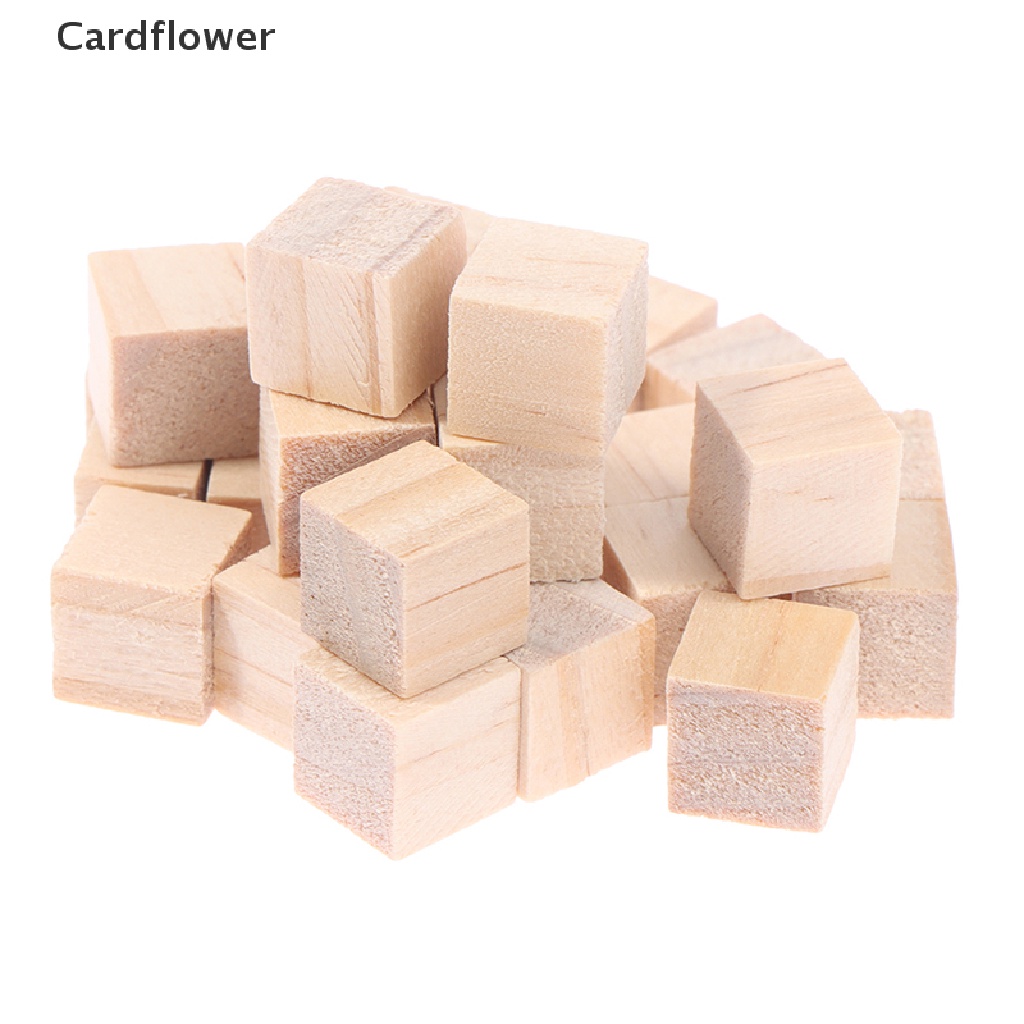 Bộ 100 Khối Gỗ Vuông mini Dùng Làm Mỹ Phẩm DIY