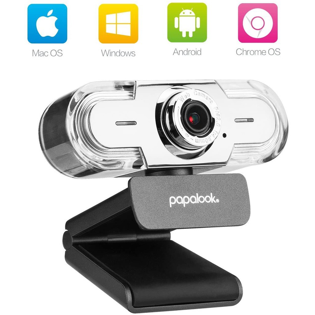 Webcam Pa452 Pro 1080p Tích Hợp Micro Và Máy Quay Video Cho Windows 7 / 8 / 10 / Xp / Mac Os / Mac