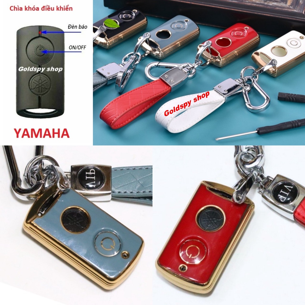 Ốp chìa khóa Smartkey Yamaha Exciter 155 VVA, NVX, Janus, Nozza Grande, Latte - Bao bọc chìa khóa Smartkey Yamaha