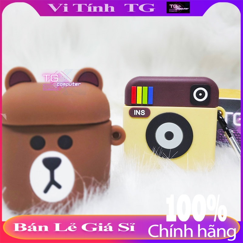 Case airpods - Phân loại màu Vàng + Nâu [bao gồm nhiều hình]  - Tặng móc treo