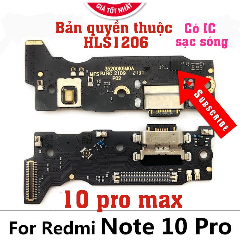 Cụm chân sạc Xiaomi note 10 pro 10 pro max Zin originall