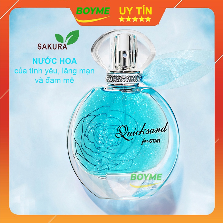 Nước Hoa Nữ Thơm Lâu Chính Hãng Quicksand Hương Thơm Nồng Nàn, Quyến Rũ, Ấn Tượng Khó Phai, Khiến Chàng Xao Xuyến