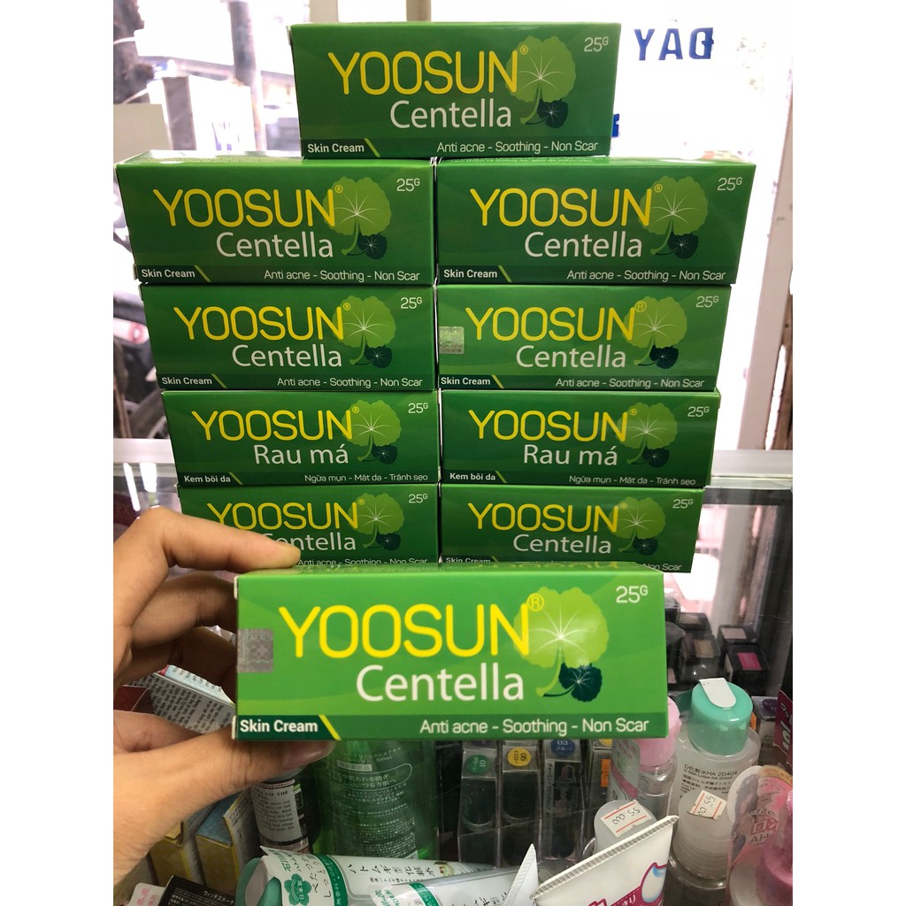 COMBO 2 LỌ YOOSUN RAU MÁ – HỖ TRỢ LÀM LÀNH DA, GIẢM HĂM, LIỀN SẸO (25G)