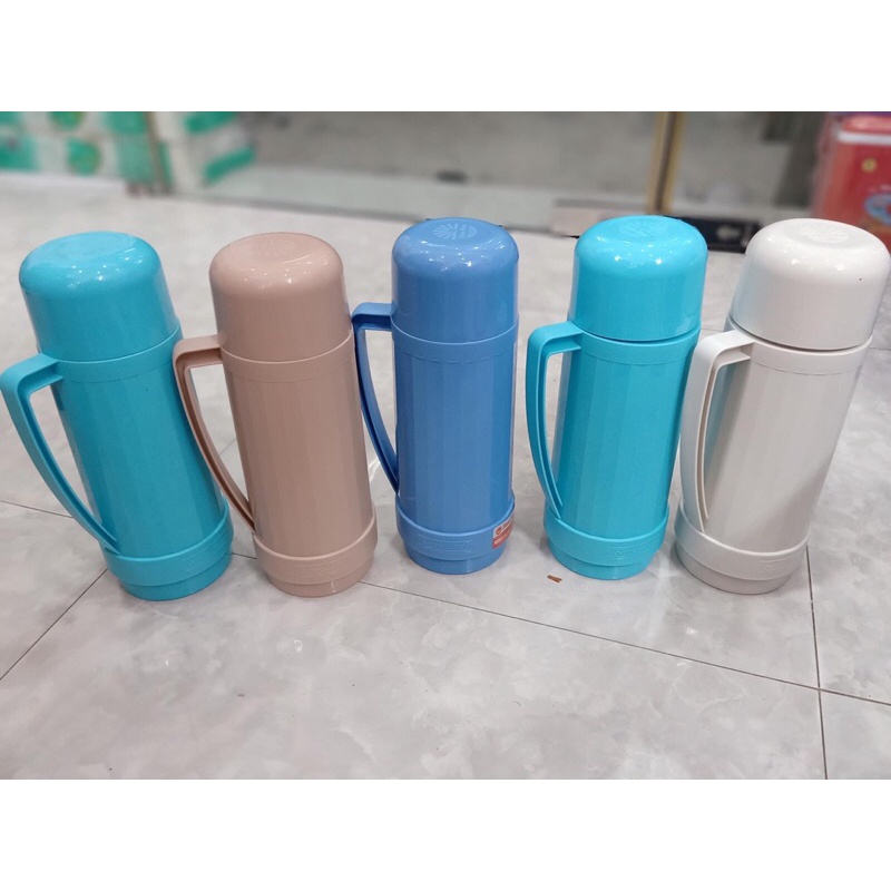 Phích nước giữ nhiệt Rạng Đông 1L Phích cá nhân mini đủ màu đẹp ruột phích
