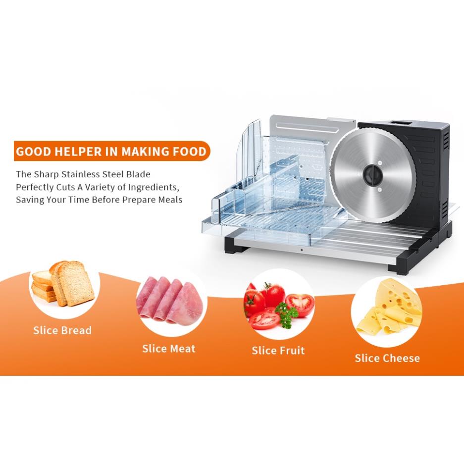 Máy thái thịt Phisinic thái thịt đông lạnh, thịt chín cho nhà hàng, gia đình - Bảo hành 1 năm