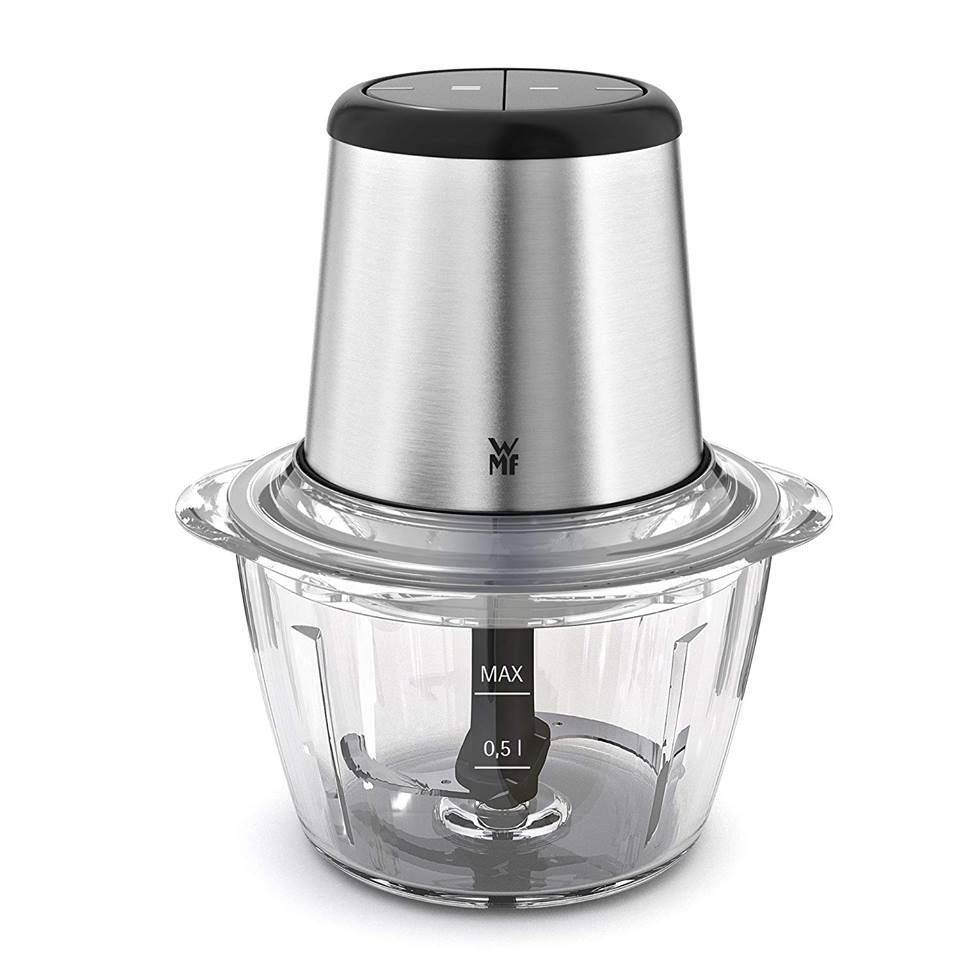 Máy xay thịt WMF KULT X Máy xay thịt cối thủy tinh, lưỡi xay Inox [NHẬP ĐỨC]